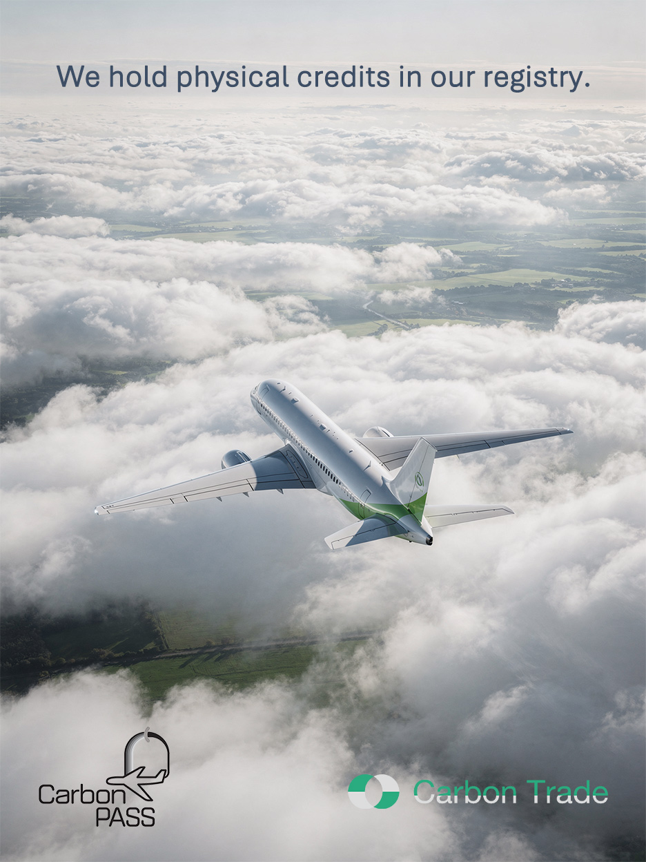 We hold physical credits in our registry.